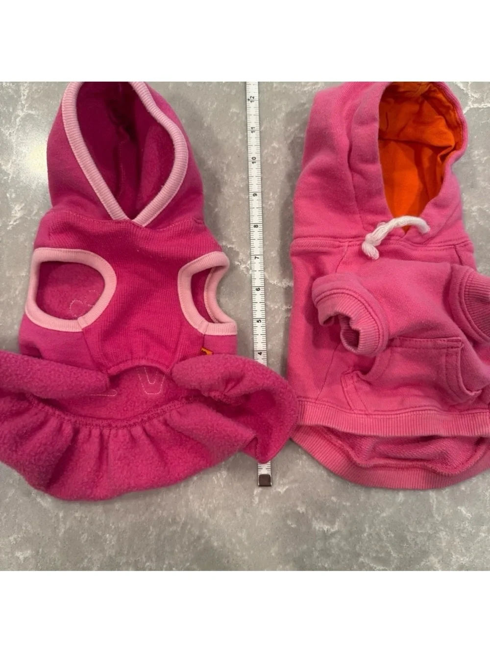 Wag & Bone Old Navy Dog Supply Barbie Pink Hoodie Dress Lot XS Pet Clothes